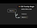 🏷️ Tooltip with Hover Animation | HTML & CSS Only #webdevelopment #CodeByGaurav