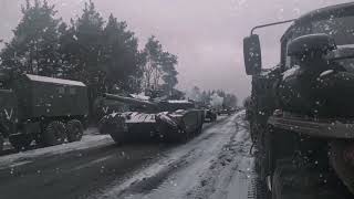 russian paratroopers in the snow [near-doomer wave]