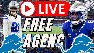 LIVE: Detroit Lions Free Agency - Whos Signing Next?