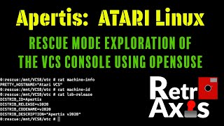 Inside the Atari VCS filesystem - exploring PC Mode using Linux rescue