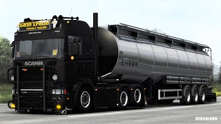 ETS2 Mods v1.44 | VanHool Chemical Cistern Trailer with Animations | ETS2 Mods