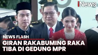 Momen Kedatangan Gibran Rakabuming Raka di Gedung MPR Jelang Pelantikan, Didampingi Selvi Ananda