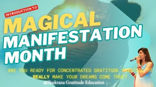 INTRODUCTION TO MAGICAL MANIFESTATION MONTH - SHURKANA MILLIONAIRE CLUB