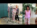 tolani collection printed palazzo pants w tier detail on qvc