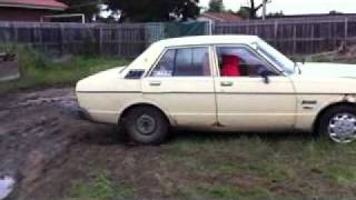 A look at our 1980 Datsun Stanza, and it gets bogged AGAIN!