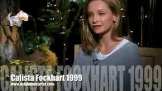 Calista Flockhart 1999 with Jimmy Carter