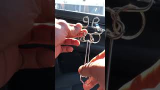 Wire puzzle solution