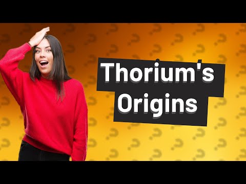 What was thorium named after?