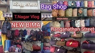 New Bima | Bag Shop in Ranganathan Street | T.Nagar Chennai | Manjula Makes