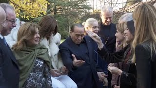 Pranzo di Natale di Berlusconi con i vertici di Forza Italia, il video