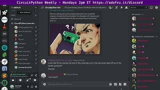 CircuitPython Weekly Meeting for June 5th, 2023 @circuitpython #circuitpython #adafruit