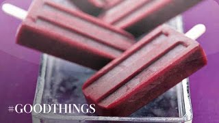 Good Things: Blueberry Popsicles - Martha Stewart