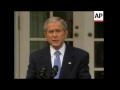 President Bush reacts to Obama's victory in 2008 election