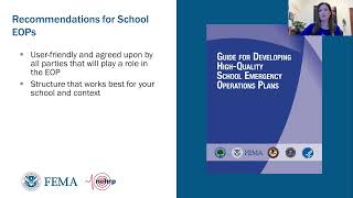 FEMA P-1000: Planning School Emergency Response and Disaster Recover (Module 3)