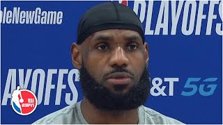 LeBron James reacts to defeating the Rockets in Game 5, Lakers' trip to WCF | 2020 NBA Playoffs