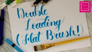 Double Loading Technique (Part1/4 Flat Brushes) for One Stroke Painting