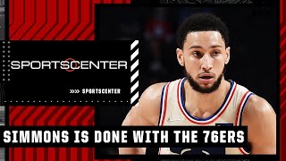 Woj explains the Ben Simmons news 🚨 He won't report for training camp or play in Philly again | SC