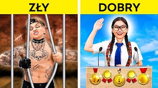 ZŁY VS DOBRY uczeń - jak zdobyć popularność w szkole! SOFT VS E-boy od 123 GO! CHALLENGE