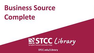Business Source Complete