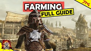 SKYRIM FARMING ULTIMATE GUIDE - Perfect For Survival! Goldenhills - Unquite Dead