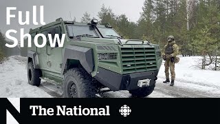 CBC News: The National | Ukraine aid, Sunwing troubles, Iranian regime supporters