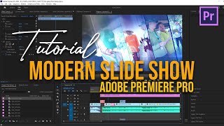 Tutorial Modern Slide Show Adobe Premiere Pro - Free Plugin MOGRT