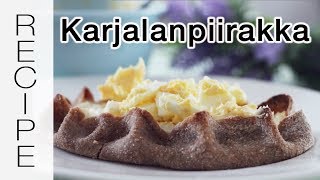 HOW TO MAKE SIMILAR KARELIAN PIE FINNISH FOOD RECIPE | RIISIPIIRAKKA JA MUNAVOI RESEPTI