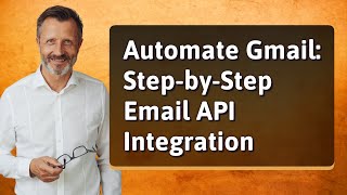 Automate Gmail: Step-by-Step Email API Integration