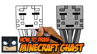 Minecraft | How to Draw A Ghast