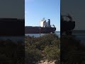 Bringing in the iron ore carrier in Port Hedland; Western Australia #ship #australia #shorts