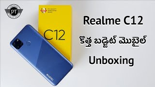 Realme C12 Unboxing \u0026 initial impressions ll in Telugu ll