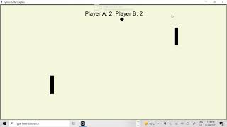 Python-Turtle Ping Pong Game