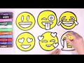 😍 emojis 😂 dibujamos y coloreamos emoticonos de colores 🌈