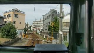 前面展望　伊豆箱根鉄道　三島田町駅〜三島駅