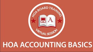 HOA Board Training: Accounting Basics
