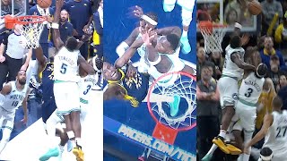 EVERY ANGLE of Anthony Edwards INSANE GAME-SEALING BLOCK 👀 | March 7, 2024