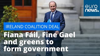 Ireland coalition deal: Fiana Fáil, Fine Gael and greens to form coalition government