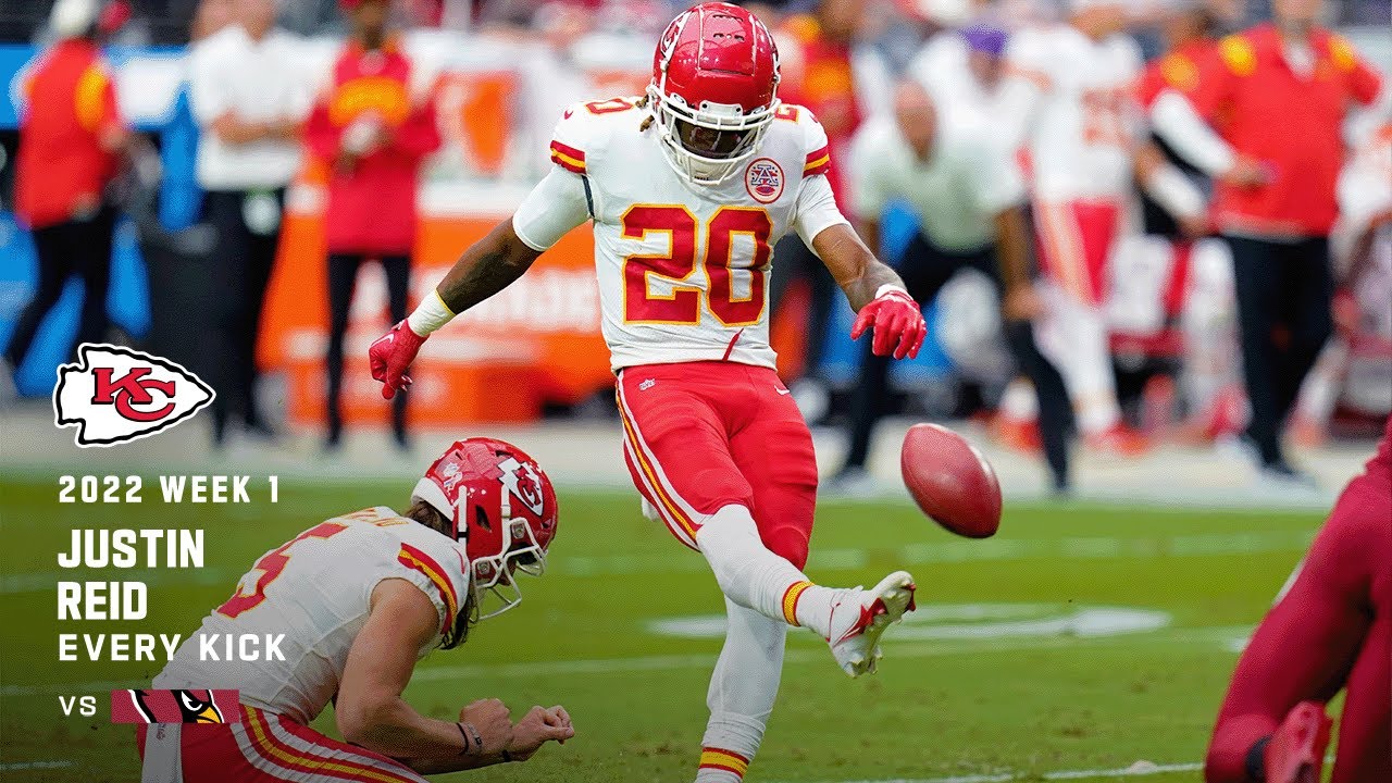 Every Kick By Chiefs Safety Justin Reid | NFL Week 1 2022 Season - YouTube