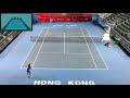 hong kong tennis association live stream