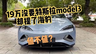 19万没要特斯拉model3提了比亚迪海豹，开了2周，我一肚子话要说