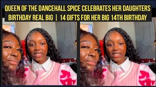 Spice celebrates her daughters 14th birthday real big | see her reaction inside