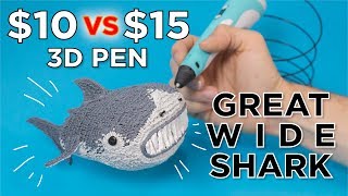 Testing the Cheapest 3D Pens // Great Wide Shark
