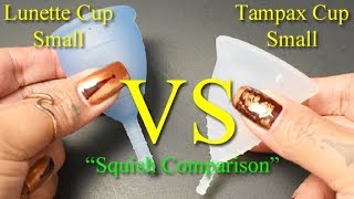 Lunette Cup vs Tampax Cup Small \