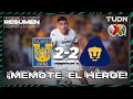 Resumen y goles | Tigres 2-2 Pumas | Liga Mx - CL2024 J5 | TUDN