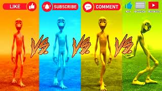 Alien dance VS Funny alien VS Dame tu cosita VS Funny alien dance VS Green alien dance VS Dance song