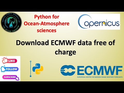 How to download ECMWF weather and climate data for free | Step by step guide | Climate data | Python