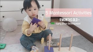 Montessori Activities for  9 - 12 Months Old Baby