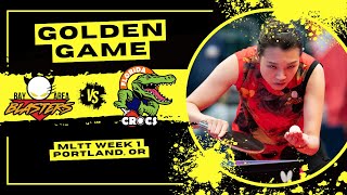 MATCH HIGHLIGHTS: GOLDEN MATCH | Bay Area Blasters vs Florida Crocs | MLTT Week 1 (Portland, OR)