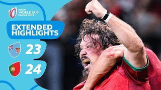 Historic Portugal cause HUGE upset | Fiji v Portugal | Rugby World Cup 2023 Extended Highlights