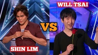 Shin Lim VERSUS Will Tsai - America's Got Talent Best Magician Of All Time